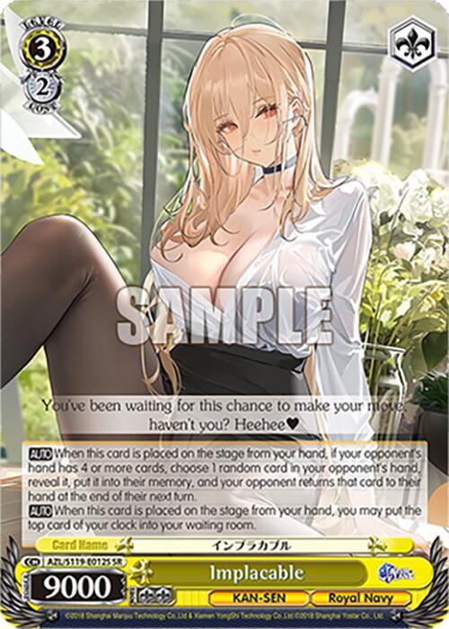 Implacable (SR) - Azur Lane Vol. 2 - Weiss Schwarz - TCGplayer.com