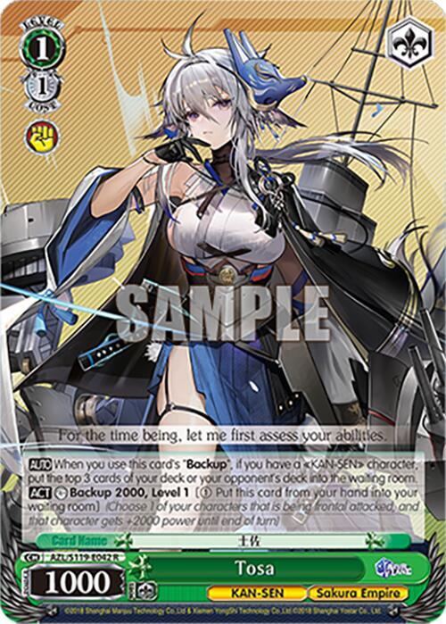 Tosa - Azur Lane Vol. 2 - Weiss Schwarz - TCGplayer.com