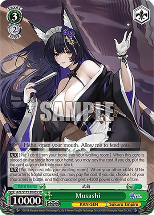 Musashi (SR) - Azur Lane Vol. 2 - Weiss Schwarz - TCGplayer.com