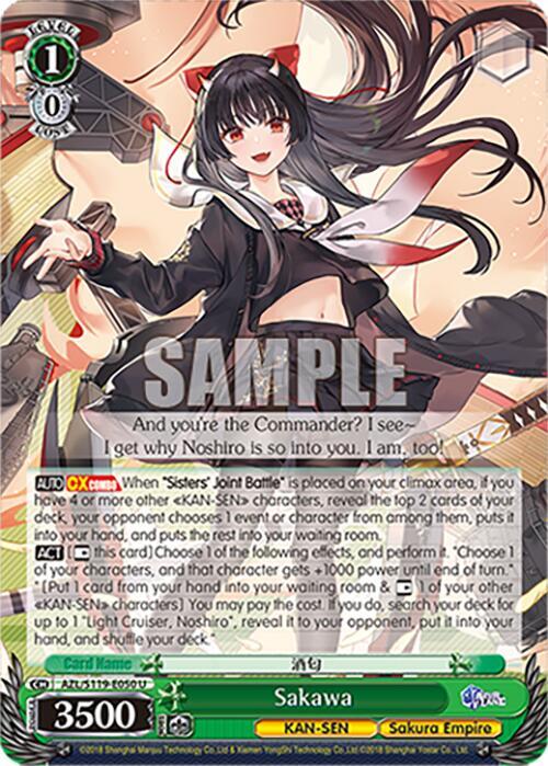 Sakawa - Azur Lane Vol. 2 - Weiss Schwarz - TCGplayer.com