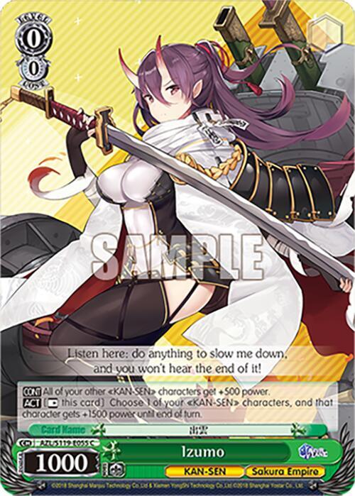 白kuro GISM Izumo - Azur Lane Vol. 2 - Weiss Schwarz - TCGplayer.com