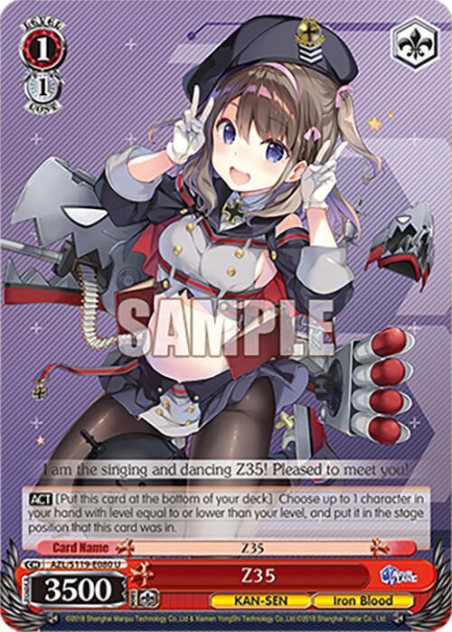 Z35 - Azur Lane Vol. 2 - Weiss Schwarz - TCGplayer.com