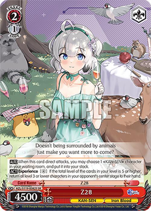 Z28 (SR) - Azur Lane Vol. 2 - Weiss Schwarz - TCGplayer.com