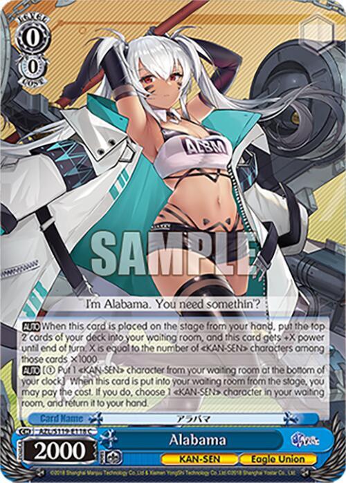 Alabama - Azur Lane Vol. 2 - Weiss Schwarz - TCGplayer.com