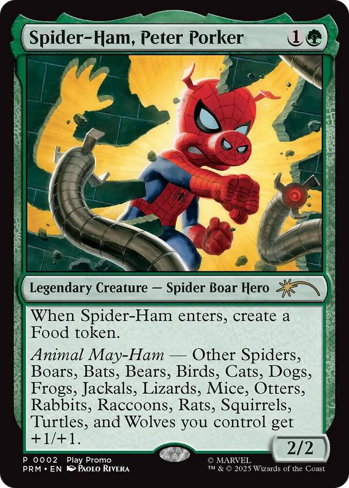 Spider-Ham, Peter Porker プロモ 64枚 Spider-Ham, Peter Porker - Play Promos - Magic: The Gathering