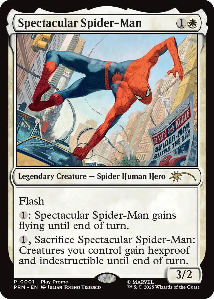 【極美品】Spectacular Spider-Man 　mtg Spectacular Spider-Man - Play Promos - Magic: The Gathering