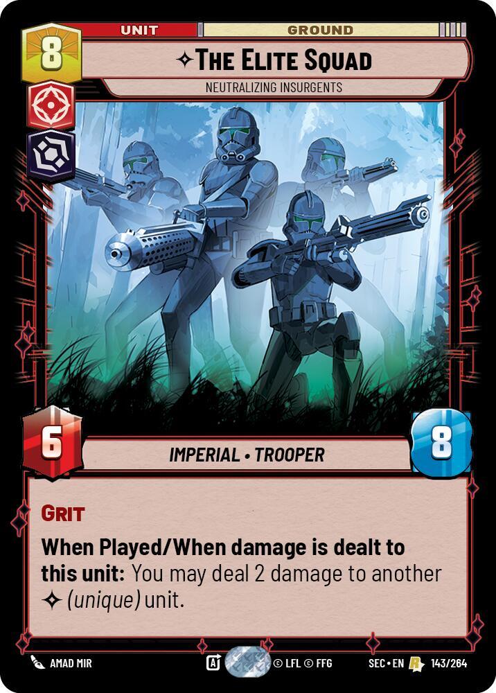 The Elite Squad 143/264 card