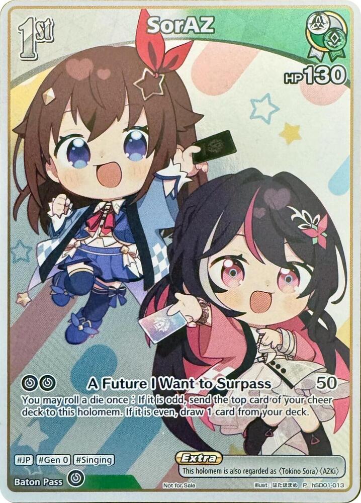 SorAZ (P) (hSD01-013) - hololive OFFICIAL CARD GAME Promos SorAZ (P) (hSD01-013) - hololive OFFICIAL CARD GAME Promos