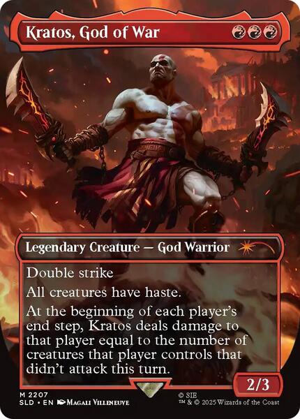 Kratos, God of War - Secret Lair Drop Series - magic