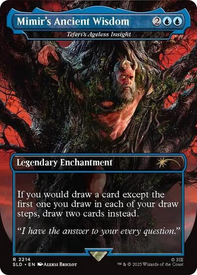 Teferi's Ageless Insight (Secret Lair) from SLD #2214, Magic: The Gathering card