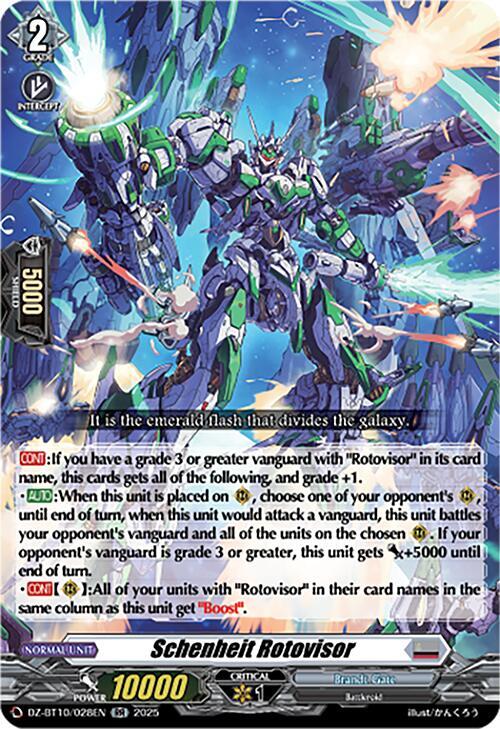 Schenheit Rotovisor - DZ-BT10: Dragonsoul Resonance - Cardfight