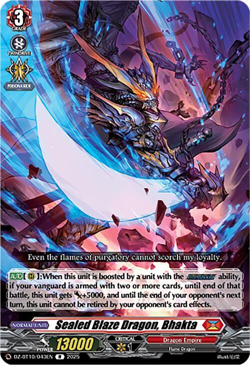 Sealed Blaze Dragon, Bhakta - DZ-BT10: Dragonsoul Resonance