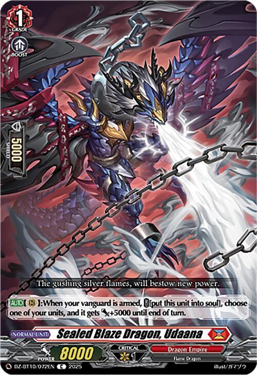 Sealed Blaze Dragon, Udaana