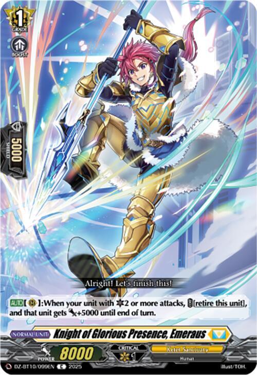 Knight of Glorious Presence, Emeraus