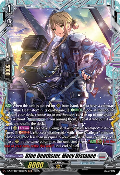 Blue Deathster, Macy Distance (FR)