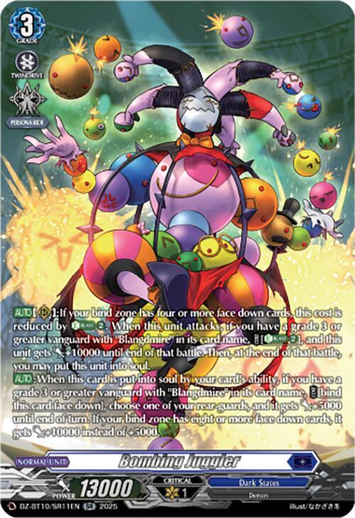 Bombing Juggler (SR) - DZ-BT10: Dragonsoul Resonance - Cardfight