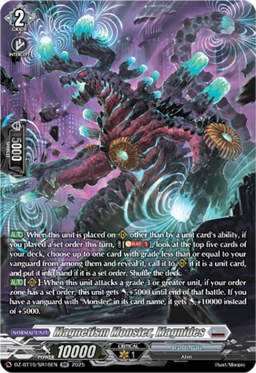 Magnetism Monster, Magnides (SR) - DZ-BT10: Dragonsoul Resonance