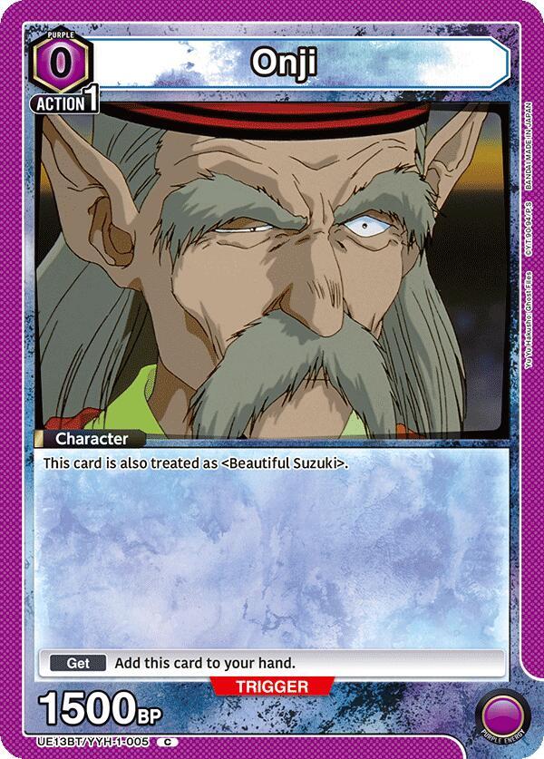 Onji - UE13BT: Yu Yu Hakusho: Ghost Files - Union Arena