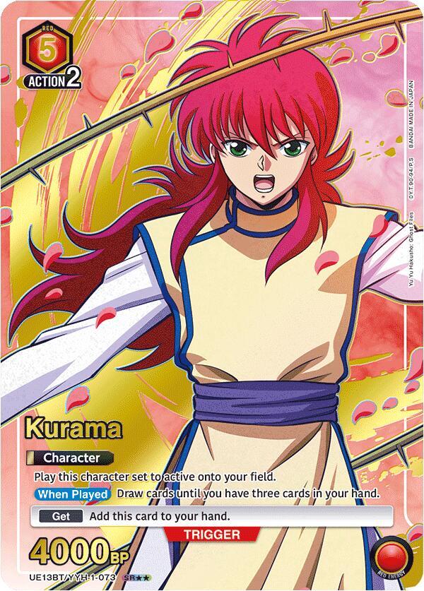 Kurama (073) (SR**) - UE13BT: Yu Yu Hakusho: Ghost Files - Union