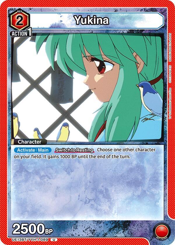 Yukina (089) - UE13BT: Yu Yu Hakusho: Ghost Files - Union Arena