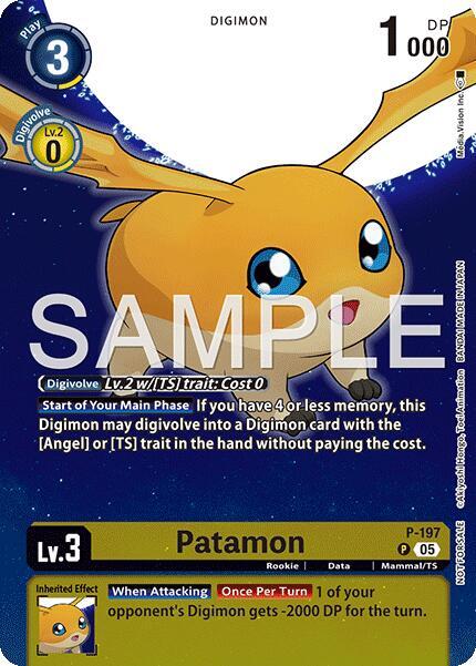 Patamon Digimon Story Time Stranger Promo Pack digimon card