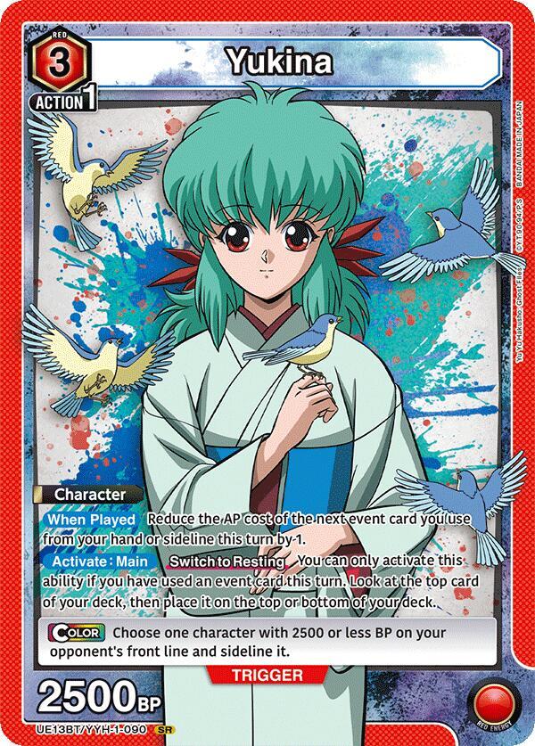 Yukina (090) - UE13BT: Yu Yu Hakusho: Ghost Files - Union Arena