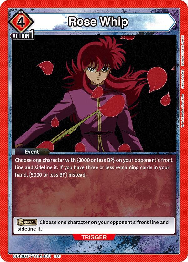 Rose Whip - UE13BT: Yu Yu Hakusho: Ghost Files - Union Arena - TCGplayer.com