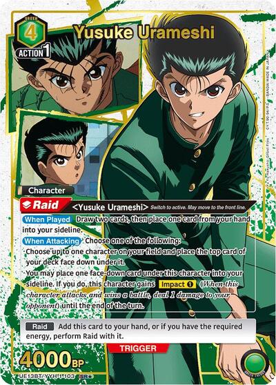 Yusuke Urameshi (103) (SR*) card