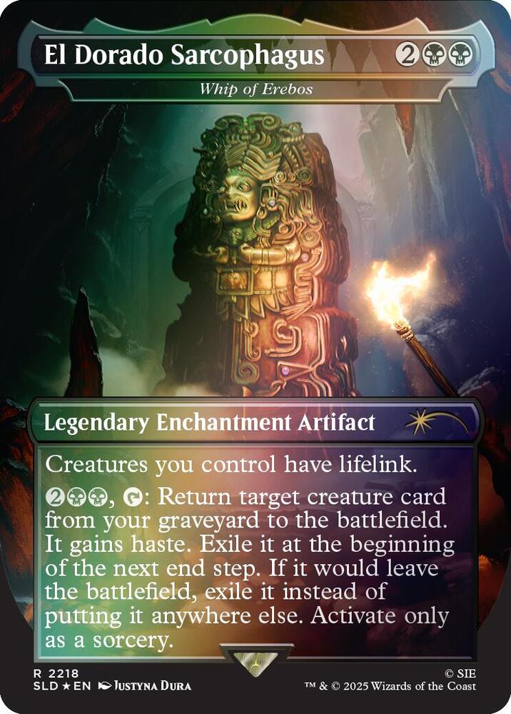 El Dorado Sarcophagus - Whip of Erebos (Rainbow Foil) - Secret