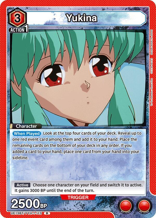 Yukina (113) - UE13BT: Yu Yu Hakusho: Ghost Files - Union Arena