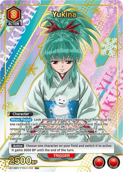 Yukina (113) (R*) card
