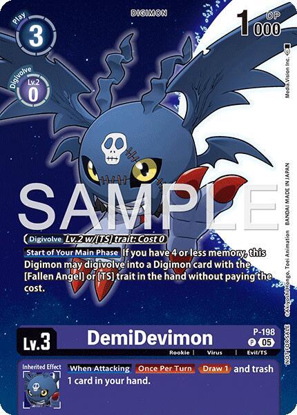 DemiDevimon Digimon Story Time Stranger Promo Pack digimon card