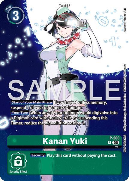 Kanan Yuki Digimon Story Time Stranger Promo Pack digimon card