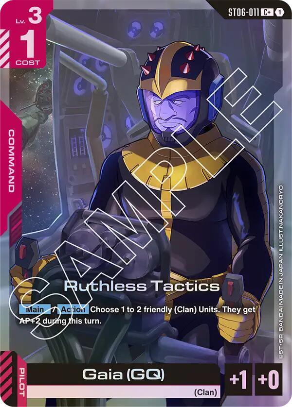 Ruthless Tactics (C+) - Starter Deck 06: Clan Unity - Gundam Card