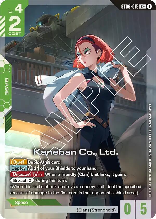 Kaneban Co., Ltd. (C+) - Starter Deck 06: Clan Unity - Gundam Card