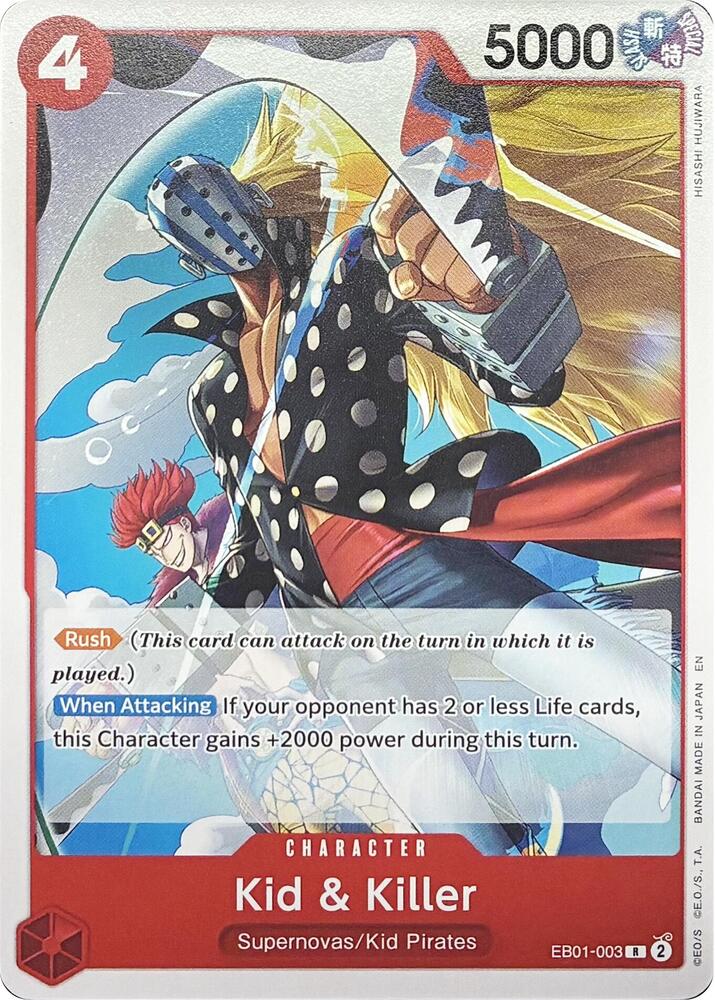 Kid and Killer EB01 003 onepiece card
