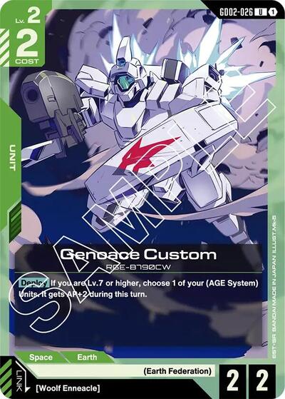 Genoace Custom card
