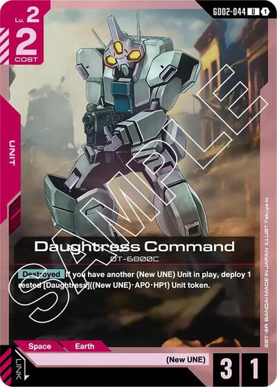 Daughtress Command card