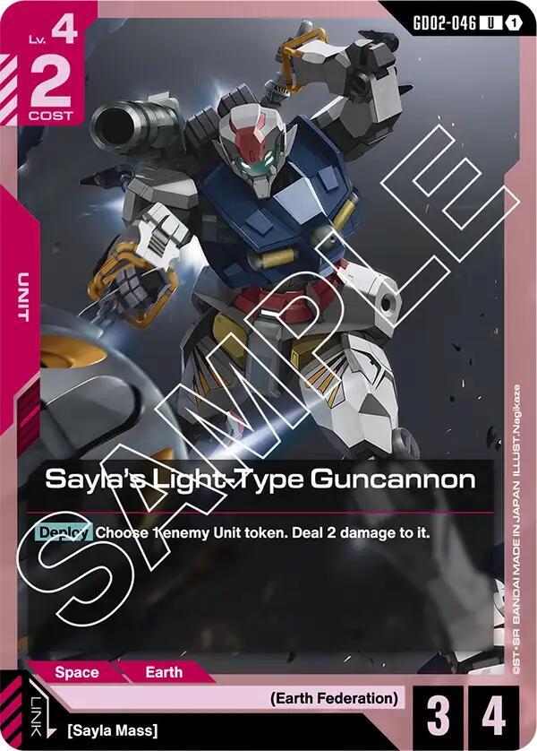 ど*ぅ様 SAYLA'S LIGHT-TYPE GUNCANNON & 01 G Bandai HG 1/144 Sayla's Light-Type Guncannon GQuuuuuuX Model Kit