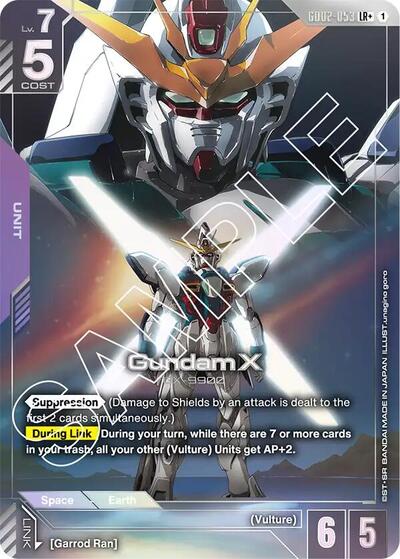 Gundam X (LR+) card