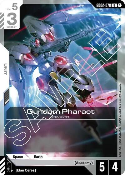 Gundam Pharact card