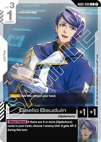 Gaelio Bauduin - Dual Impact - Gundam card