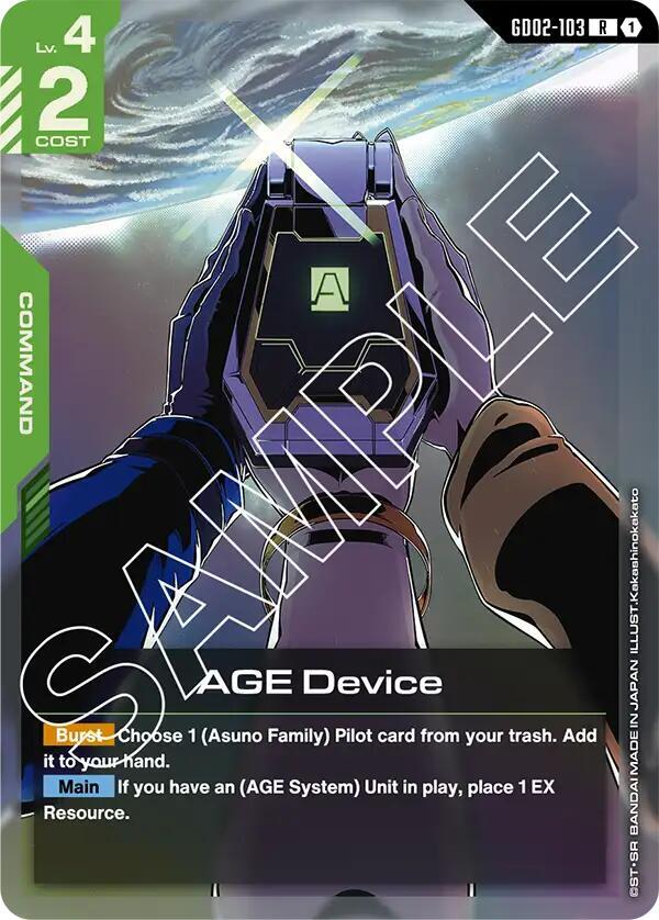 AGE Device - Dual Impact - Gundam Card Game - TCGplayer.com