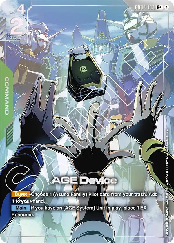 AGE Device (R+) - Dual Impact - Gundam Card Game - TCGplayer.com