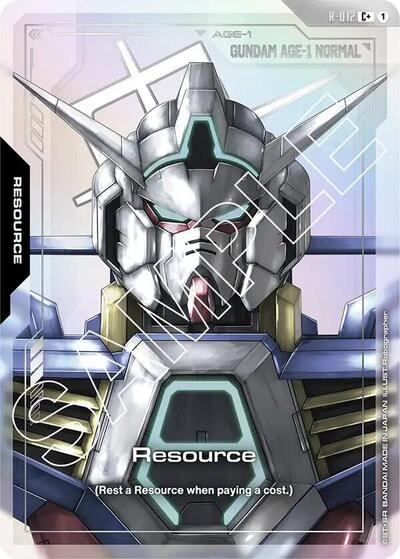 Resource (R-012) (C+) Dual Impact C+ Gundam card — value and price