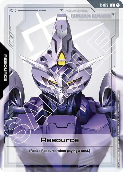Resource (R-019) card