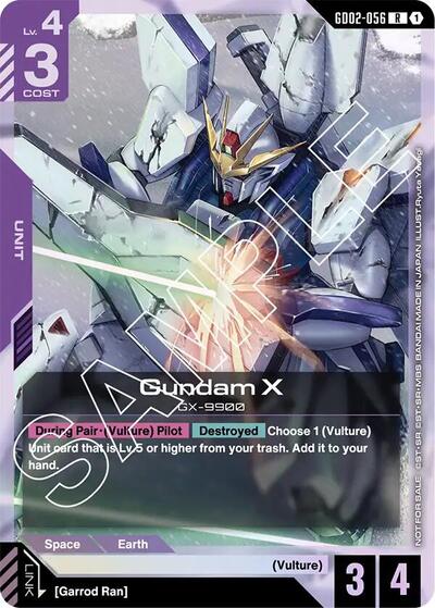 Gundam X (GD02-056) (Store Tournament Participant Pack 02) card