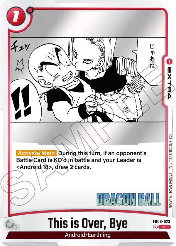 This is Over, Bye - Manga Booster 02 - Dragon Ball Super: Fusion