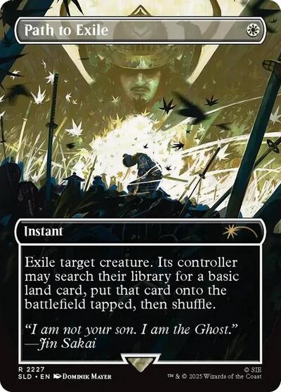 Path to Exile (Secret Lair) from SLD #2227, Magic: The Gathering card