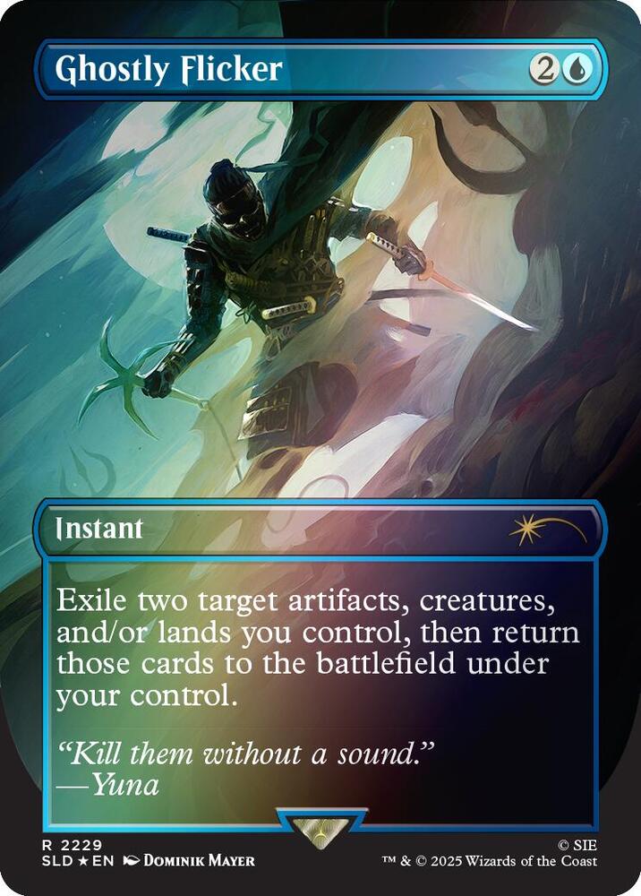 Ghostly Flicker (Rainbow Foil) - Secret Lair Drop Series - Magic